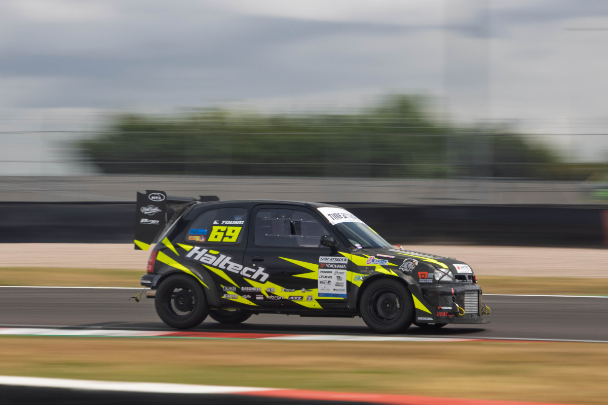 K20 Turbo Micra Delivers Supercar Pace at Donington