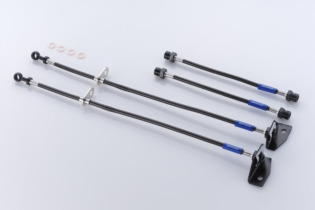 Spoon Sports Braided Brake Hose Set - N-ONE, N-BOX, N-WGN JG3 JG4 JG5