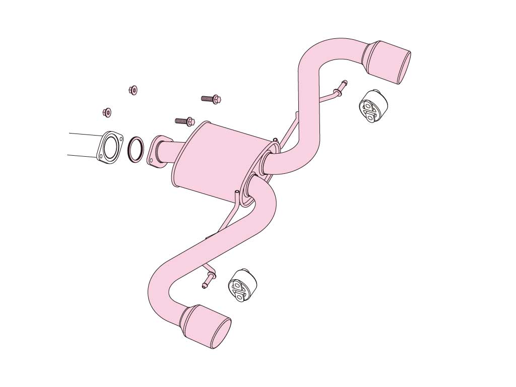 Fujitsubo A-S Exhaust - Mazda Cx-5 2.2 Dt KE2FW/KE2AW