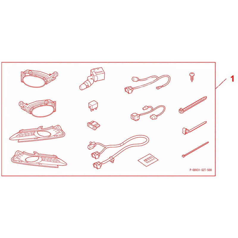 Kit de luces antiniebla para Honda CRZ