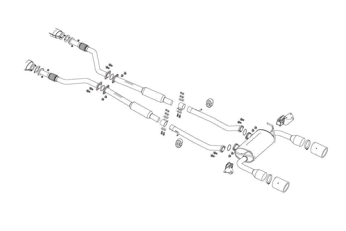 Fujitsubo A-RM+C Exhaust - Nissan Skyline 400R 3.0 Turbo RV37