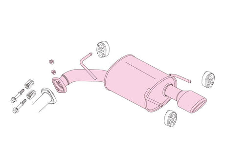Fujitsubo A-S Exhaust - Toyota Camry AVV50