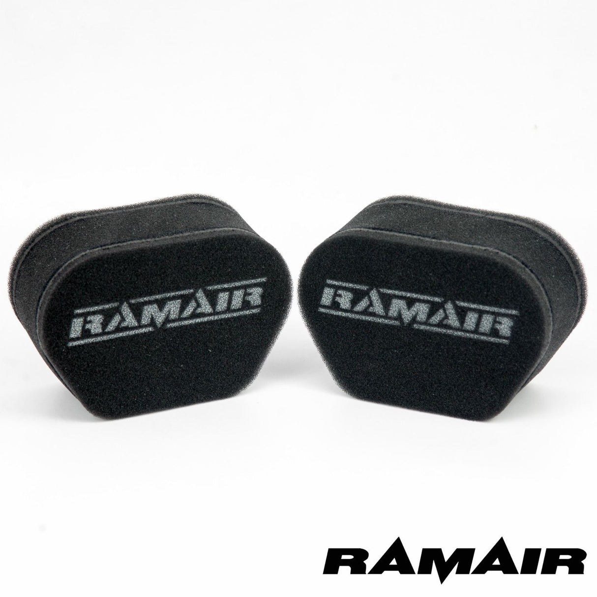 Ramair 2x Twin Inlet Motorcycle Carb Sock Foam Air Filter 74mm