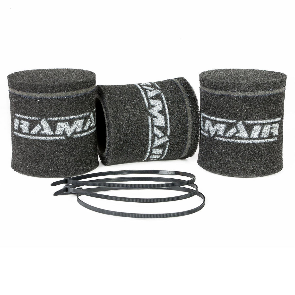 Ramair 3x Single Inlet Motorcycle Carb Sock Foam Air Filter 102mm