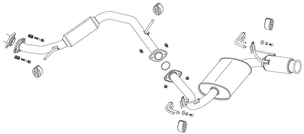 Fujitsubo A-R Exhaust - Toyota C-HR Turbo 2WD NGX10