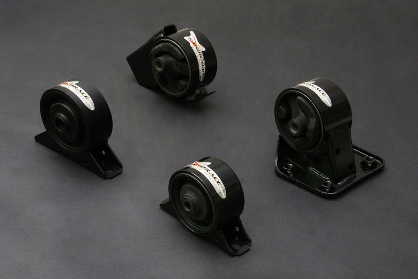 Hardrace Hardened Engine Mounts, 4pc Set - Lancer Virage MT 93-96