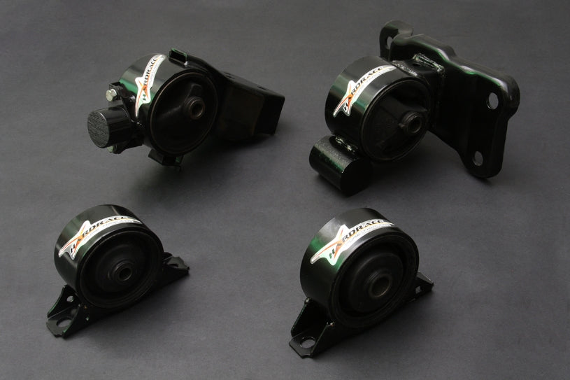 Hardrace Hardened Engine Mounts, 4pc Set - Lancer Virage MT 1.6 97-00