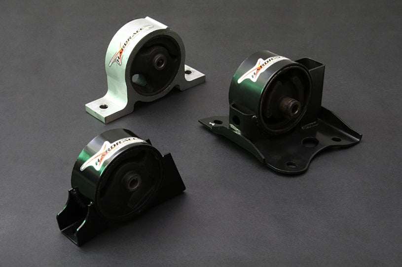 Hardrace Reinforced Engine Mounts, 3pc Set - Sentra S180