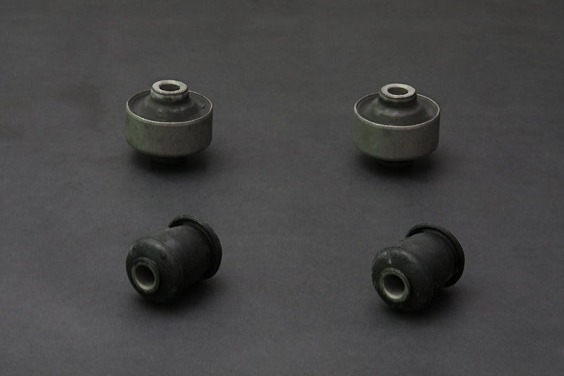 Hardrace Hardened Rubber Front Lower Control Arm Bushes, 4pc Set - Lancer Virage 01-06