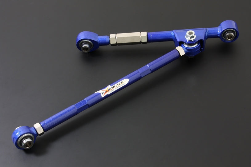 Hardrace Adjustable Rear Lower Control Arm And Traction Rods, Spherical Bearings - RX7 92-02