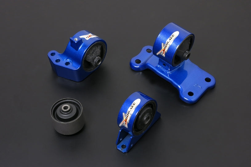 Hardrace Hardened Engine Mounts, 4pc Set - Evo 7-9 5MT 01-09