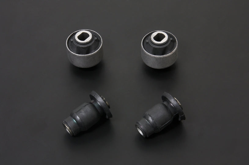 Hardrace Hardened Rubber Front Lower Arm Bushes, 4pc Set - Protege 323, Ford Tierra 98-06