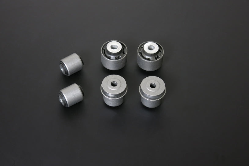 Hardrace Front Lower Arm Bushes Kit Hardened Rubber, 6pc Set - RX8 04-06