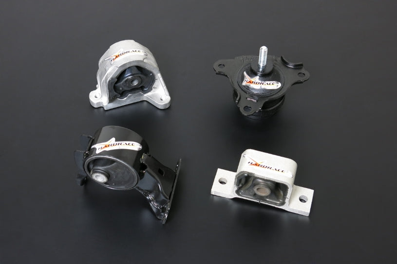 Hardrace Street Version Hardened Rubber Auto Engine Mount, 4pc Set - Integra, Stream 02-06