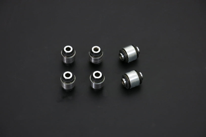 Hardrace Spherical Bearings Steel Body Rear Lower Arm Bushes, 6pc Set - Evo 4-9 96-07