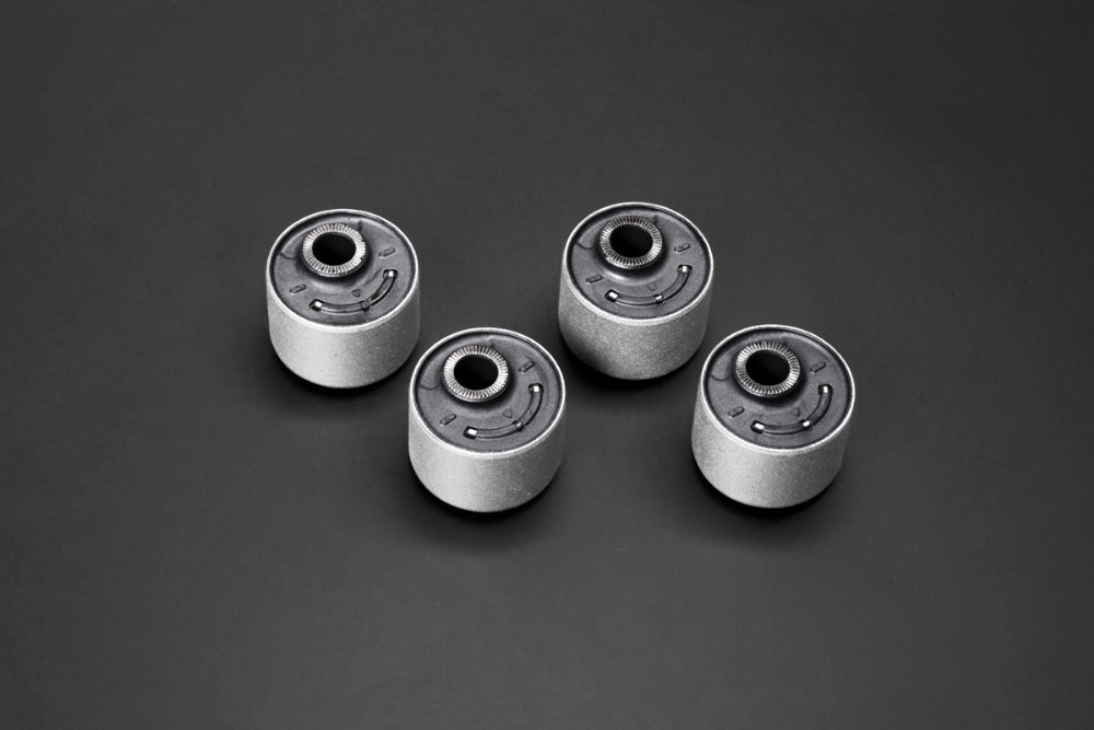 Hardrace Front Castor Adjustment Bushes Hardened Rubber For 0-3 Lifted Caster -2.5 Degrees, 4pc Set - Patrol Y60 / Y61