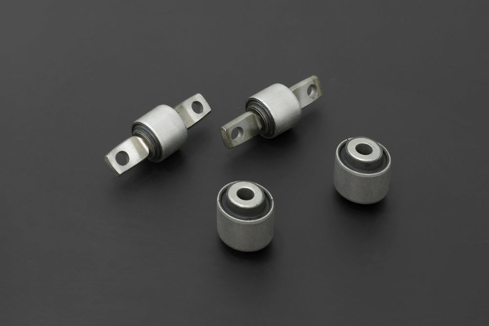 Hardrace Rear Upper Arm Bushes 40mm Outer Hard Rubber, 4pc Set - Lancer Evo 1-3