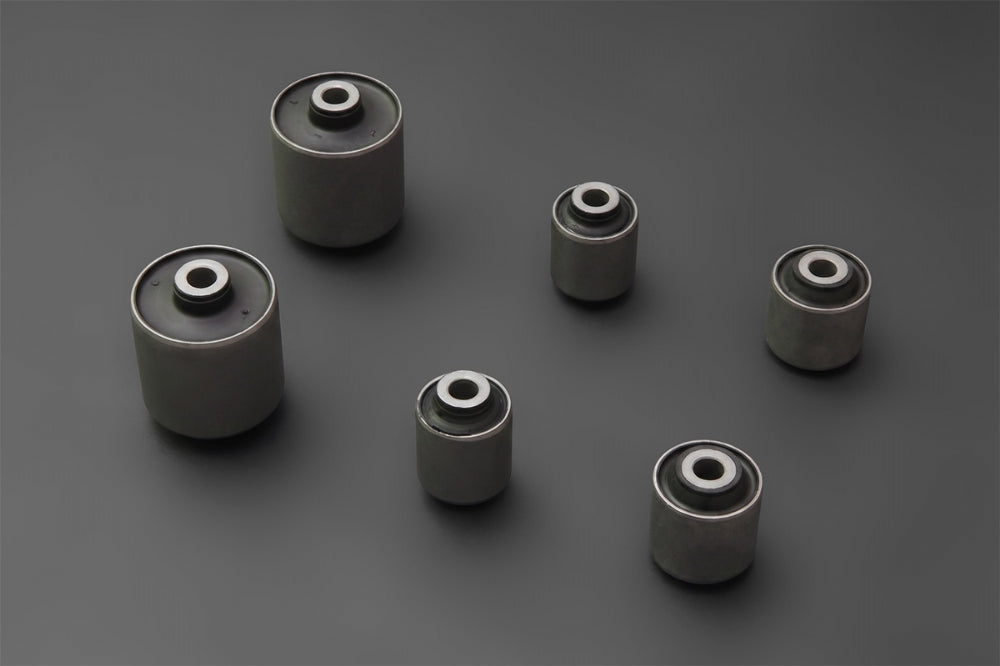 Hardrace Front Lower Arm Bushes Hardened Rubber China Spec, 6pc Set - Mazda6 GG-GY