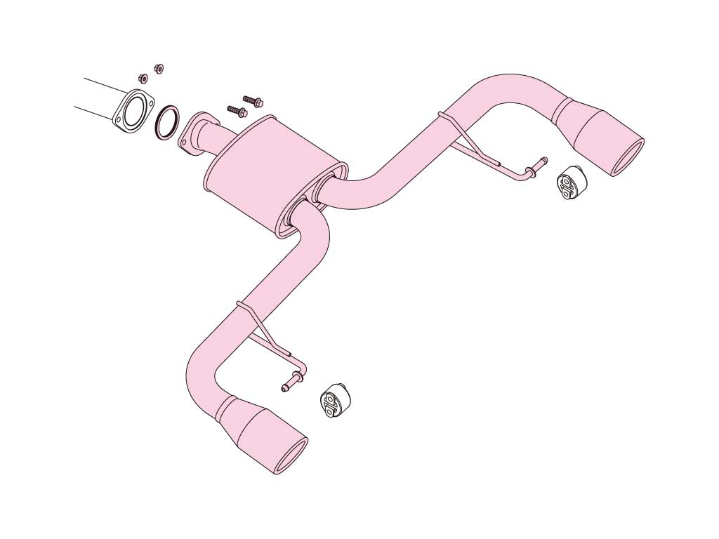 Fujitsubo A-S Exhaust - Mazda Mazda6 Wagon 2.2 Dt GJ2FW