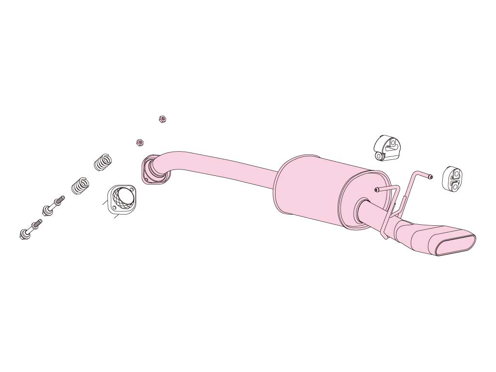 Fujitsubo A-S Exhaust - Honda CR-V 2WD RM1