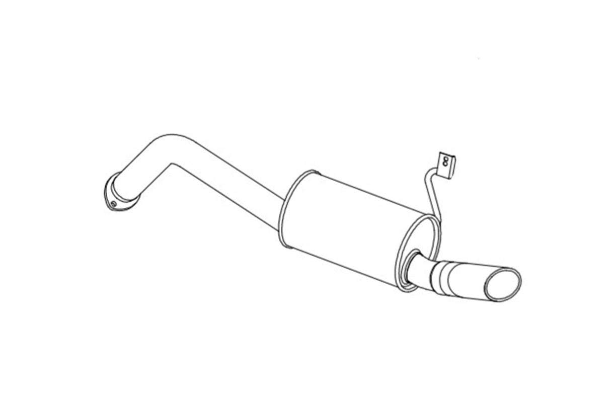 Fujitsubo A-S Exhaust - Toyota Corolla Rumion NZE151N/ZRE152N