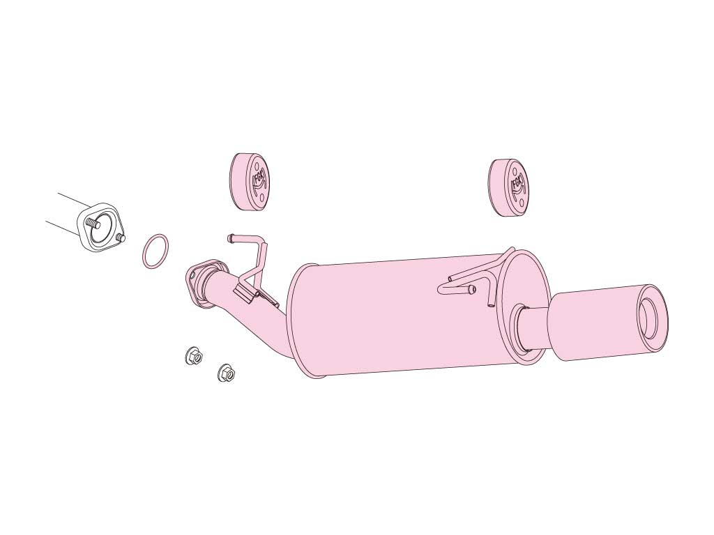 Fujitsubo A-S Exhaust - Nissan Juke 1.5 NA 2WD YF15