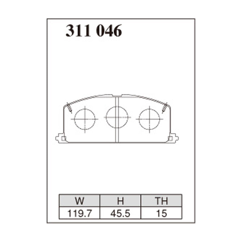 Dixcel ES Type Brake Pads - Front - EP82 AE92/101