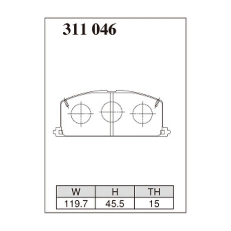 Dixcel ES Type Brake Pads - Front - EP82 AE92/101