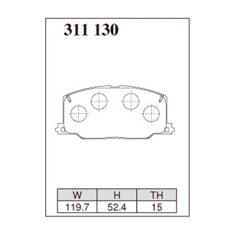 Dixcel Z Type Brake Pads - Front - Celica ST165 (8/85~8/87), ST185 (91/8~93/9)