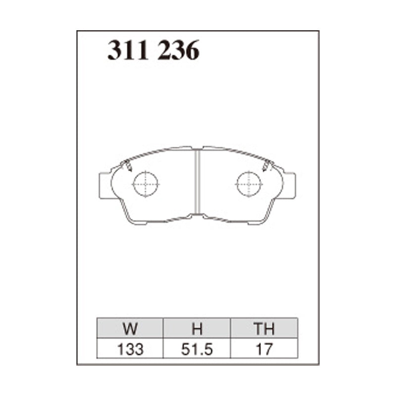 Dixcel Z Type Brake Pads - Front - Caldina/IPSUM/RAV4