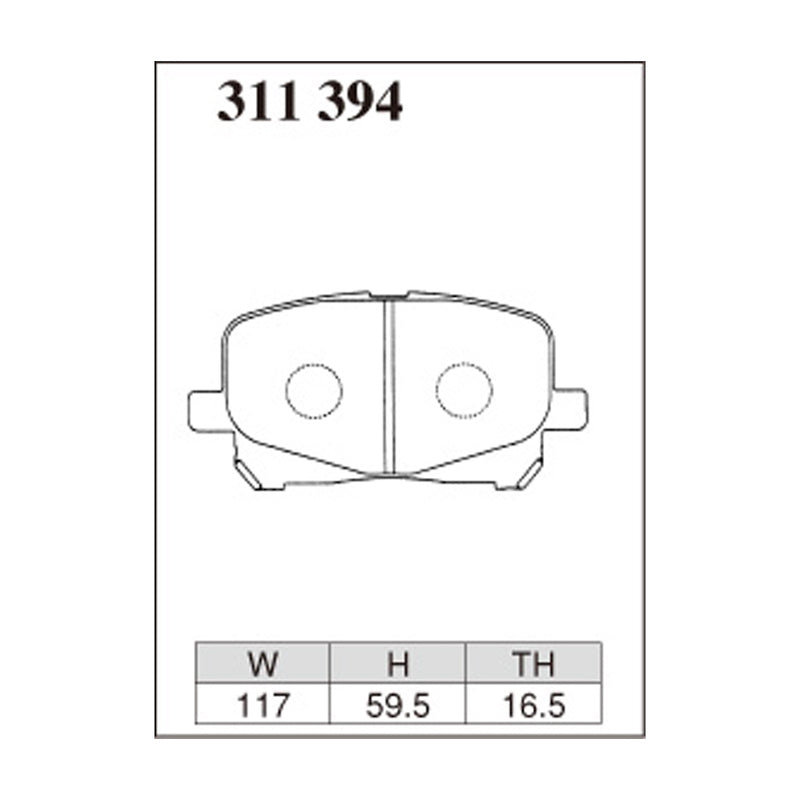Dixcel ES Type Brake Pads - Front - ESTIMA MCR/ACR