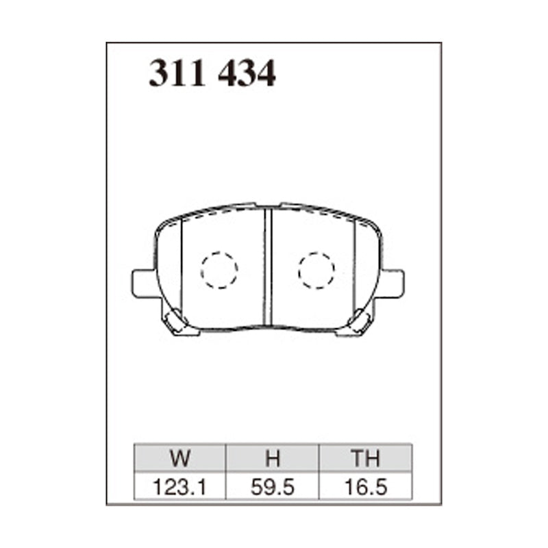 Dixcel Z Type Brake Pads - Front - Ippe Sam/Volto/Na/Voxy