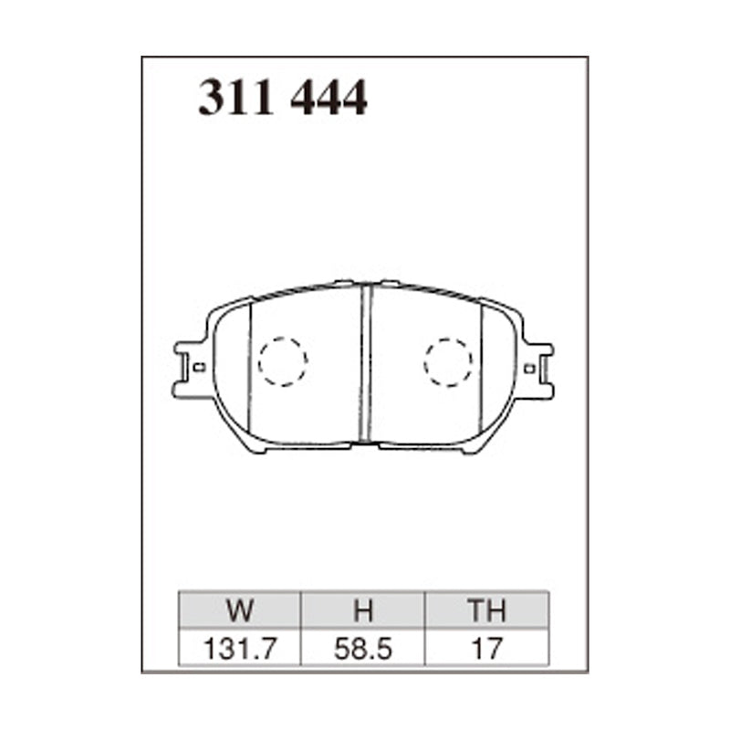 Dixcel ES Type Brake Pads - Front - Wische Ane10g Ane11w