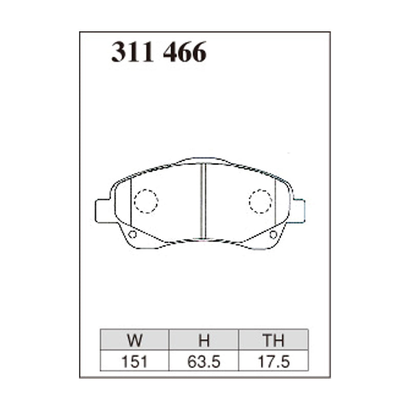 Dixcel ES Type Brake Pads - Front - Azt250