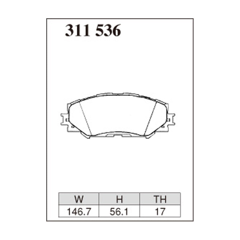 Dixcel ES Type Brake Pads - Front - RAV4 ACA31/36W