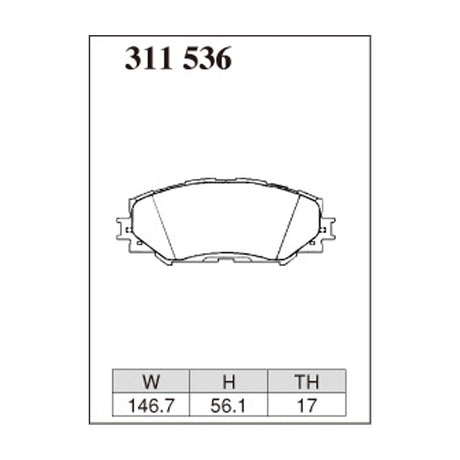 Dixcel ES Type Brake Pads - Front - RAV4 ACA31/36W