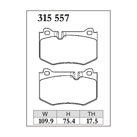 Dixcel Z Type Brake Pads - Rear - Lexus RC F/GS F