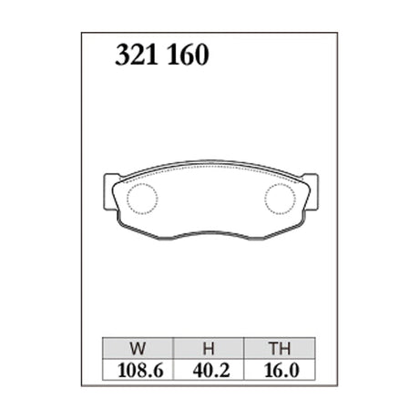 Dixcel Z Type Brake Pads - Front - Sunny Truck