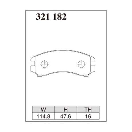 Dixcel Z Type Brake Pads - Front - S13 (CA18), PS13 (non-turbo)