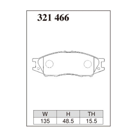 Dixcel Z Type Brake Pads - Front - K11/Kube ANZ10