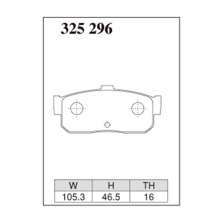 Dixcel Z Type Brake Pads - Rear - Pulsar RNN14