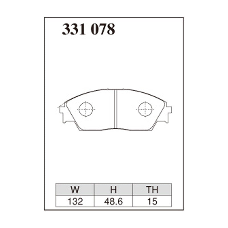 Dixcel Z Type Brake Pads - Front - EF3/4/5/7/DA1/BA4/5 (XX)