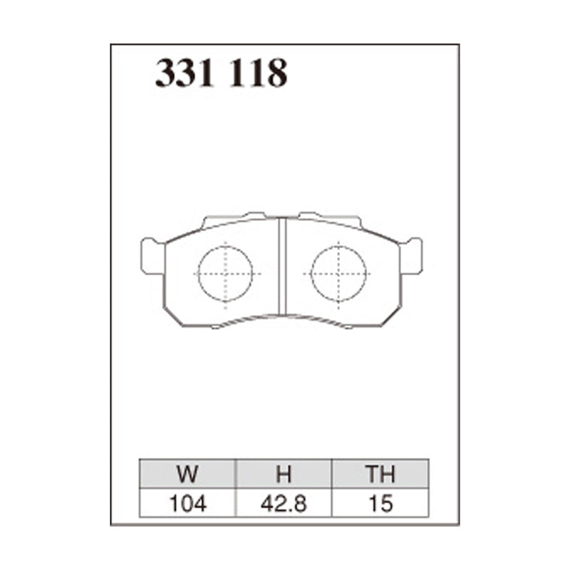 Dixcel S Type Brake Pads - Front - PP1 (BEAT)/JA2/3/4/5/JW3/4