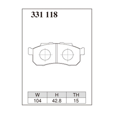 Dixcel S Type Brake Pads - Front - PP1 (BEAT)/JA2/3/4/5/JW3/4