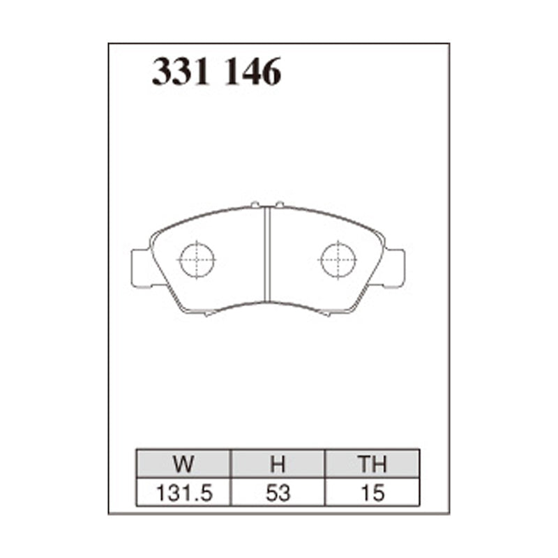 Dixcel Z Type Brake Pads - Front - Civic 14inch VTI