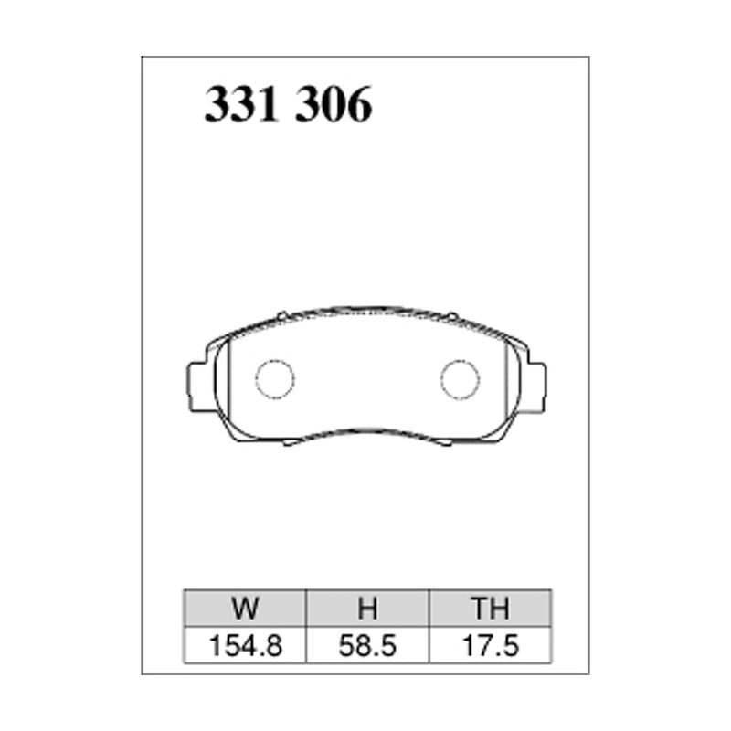 Dixcel Z Type Brake Pads - Front - CR-V Re3/4