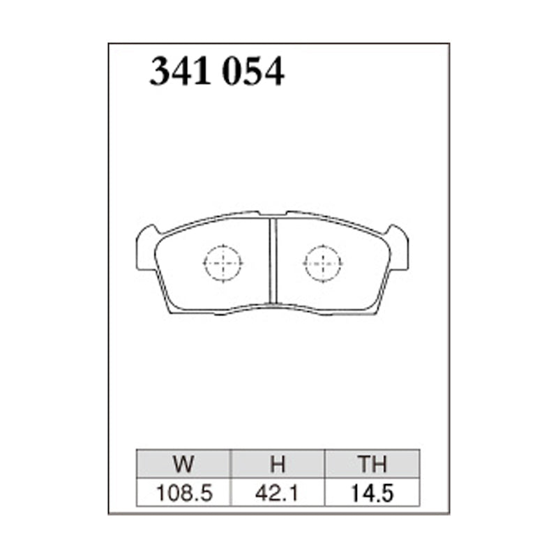 Dixcel ES Type Brake Pads - Front - MITSUBISHI II