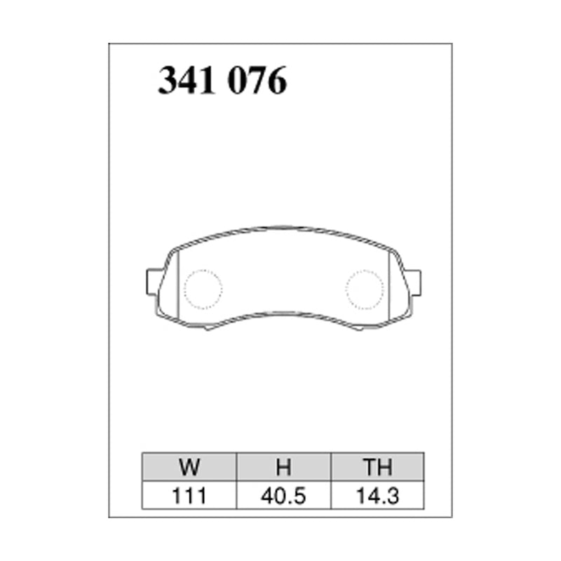 Dixcel Z Type Brake Pads - Front - Minika H21/22/26/27/31/36/37A