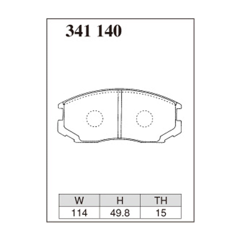 Dixcel Z Type Brake Pads - Front - Mirage/Runner CA ~ D#A (91/10-)