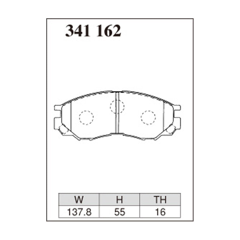 Dixcel Z Type Brake Pads - Front - Derika PA/PB/PC syste2WD